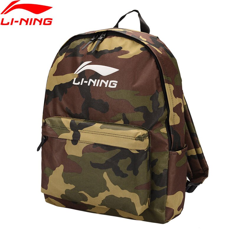 Li-Ning Unisex The Trend Backpacks 430*330*115mm Polyester Adjustable Strap LiNing Sports Hiking Bags Daypack ABSP182 EJAS19