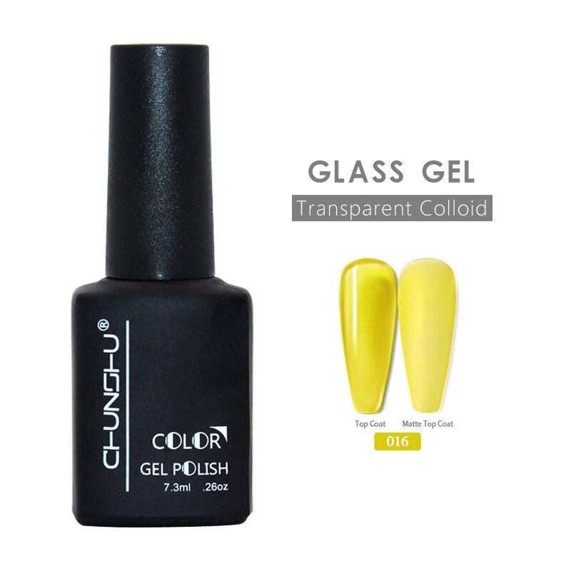 Ankomster vaktelegg semi-permanant uv gel neglelakk gjennomsiktig kolloid bløtlegging av nails art manikyr for toppstrøk 12ml gjør det selv: Glassgel -16