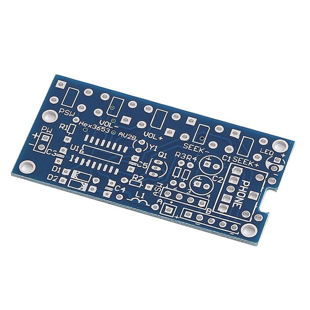 Wireless Stereo FM Radio Receiver Module PCB FM DIY Electronic Kits 76MHz-108MHz DC 1.8V-3.6V