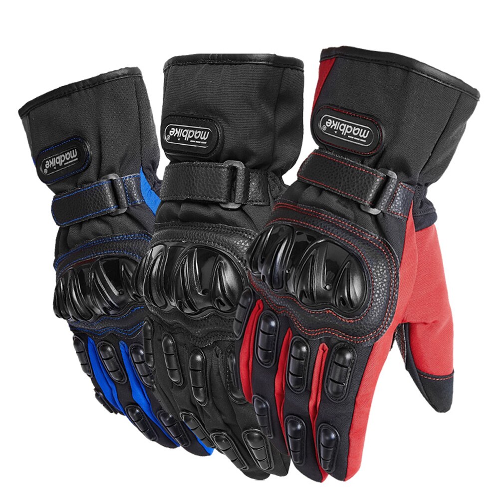 MADBIKE Winter Motorrad Handschuhe Touchscreen Wasserdicht Guantes Moto Handschuhe Thermische Vlies Gefüttert Motorrad Reiten Handschuhe
