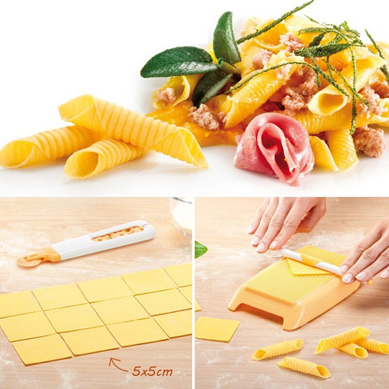 1 Panel + 1 Deegroller Creatieve Multifunctionele Macaroni Maker Diy Macaroni Mold Voor Spaghetti Pasta Maker Keuken Gereedschap