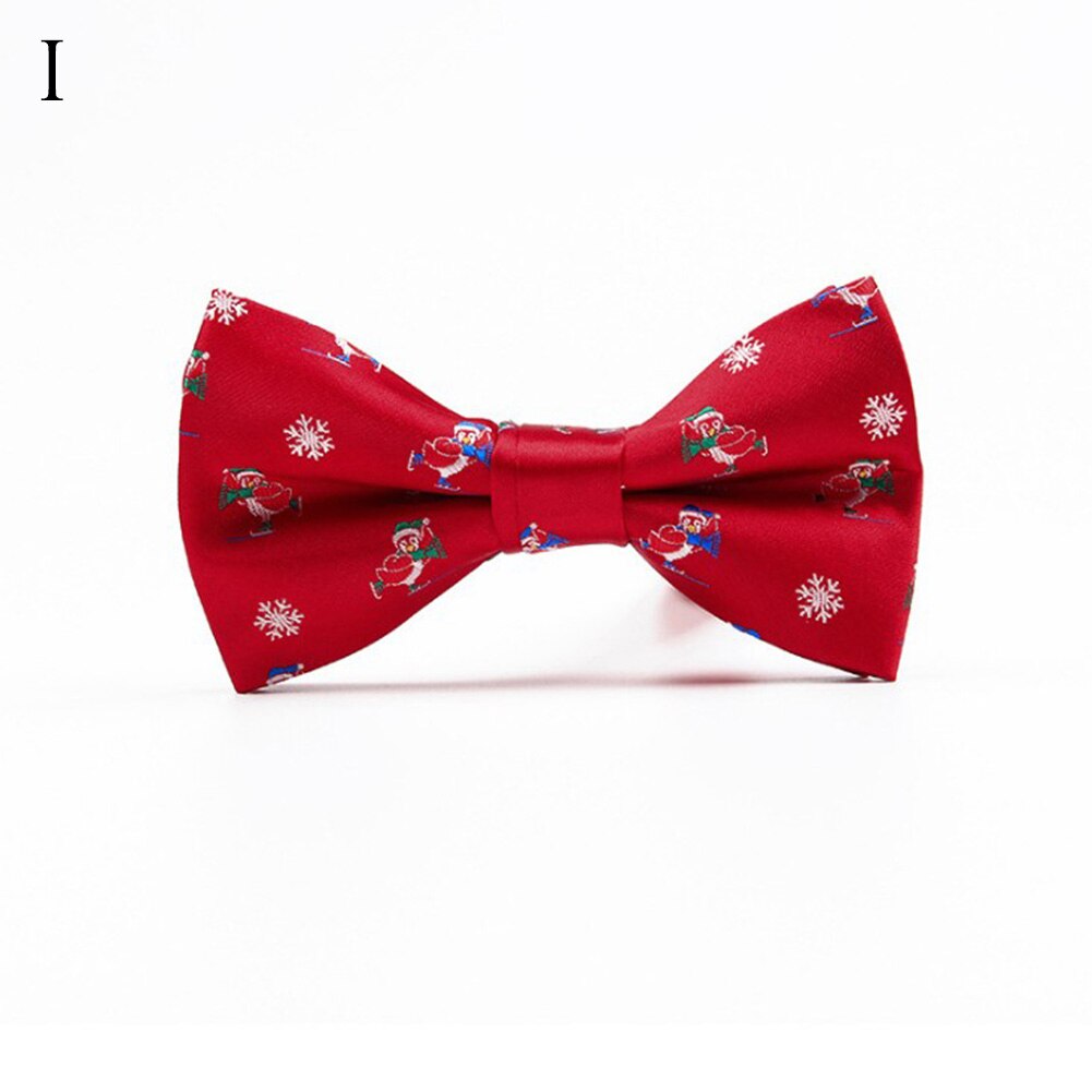 1PC Bow Ties for Men Christmas Tree Bowties For Mens Wedding Cravat Butterfly Tie Casual Bowknot Bowties Men: I