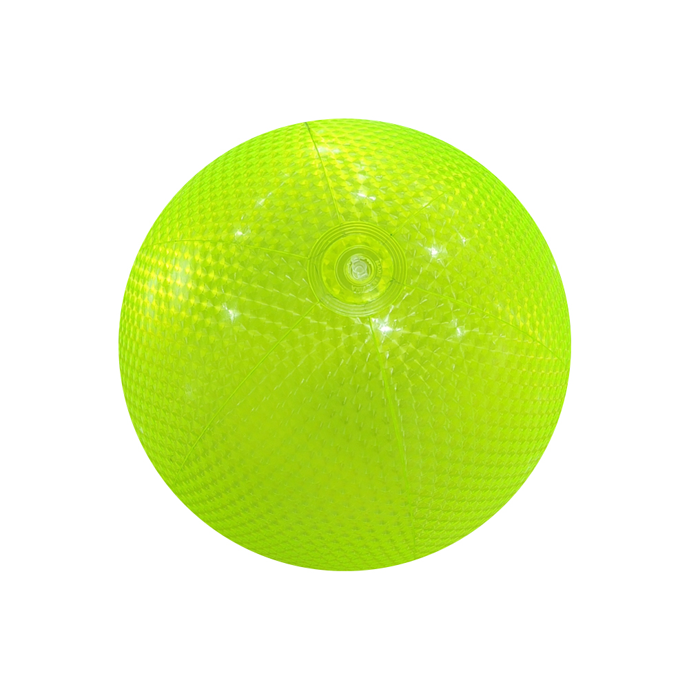 Pelota de playa inflable con perlas coloridas, adecuada para juegos de EN LA Piscina en la playa, 1 ud.: Multicolor