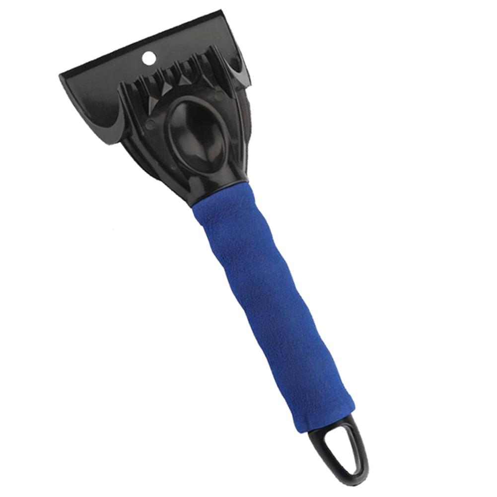 Portable Car Winter Windshield Snow Ice Scraper Plastic Snow Shovel Brush Snow Removal For Cars And Small Trucks: Blue