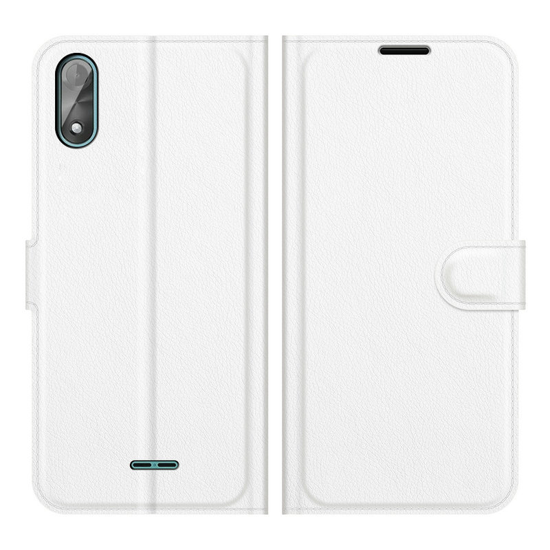 Para wiko y51 carteira caso do telefone flip capa de couro capa etui fundas: Lz Wh