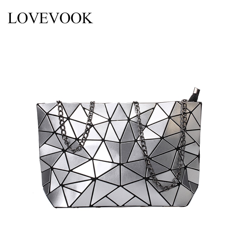 LOVEVOOK umhängetaschen für frauen faltbare messenger tasche mit retro frauen schulter tasche luxus handtaschen geometrische