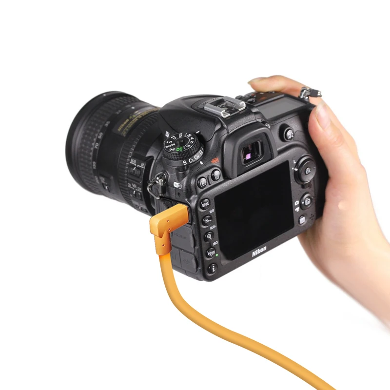 1,5 m-10m cámara SLR ordenador USB Mini 8 pines Cable de disparo atado Cable de datos de 8 pines para Nikon D750 DF D5300 7100