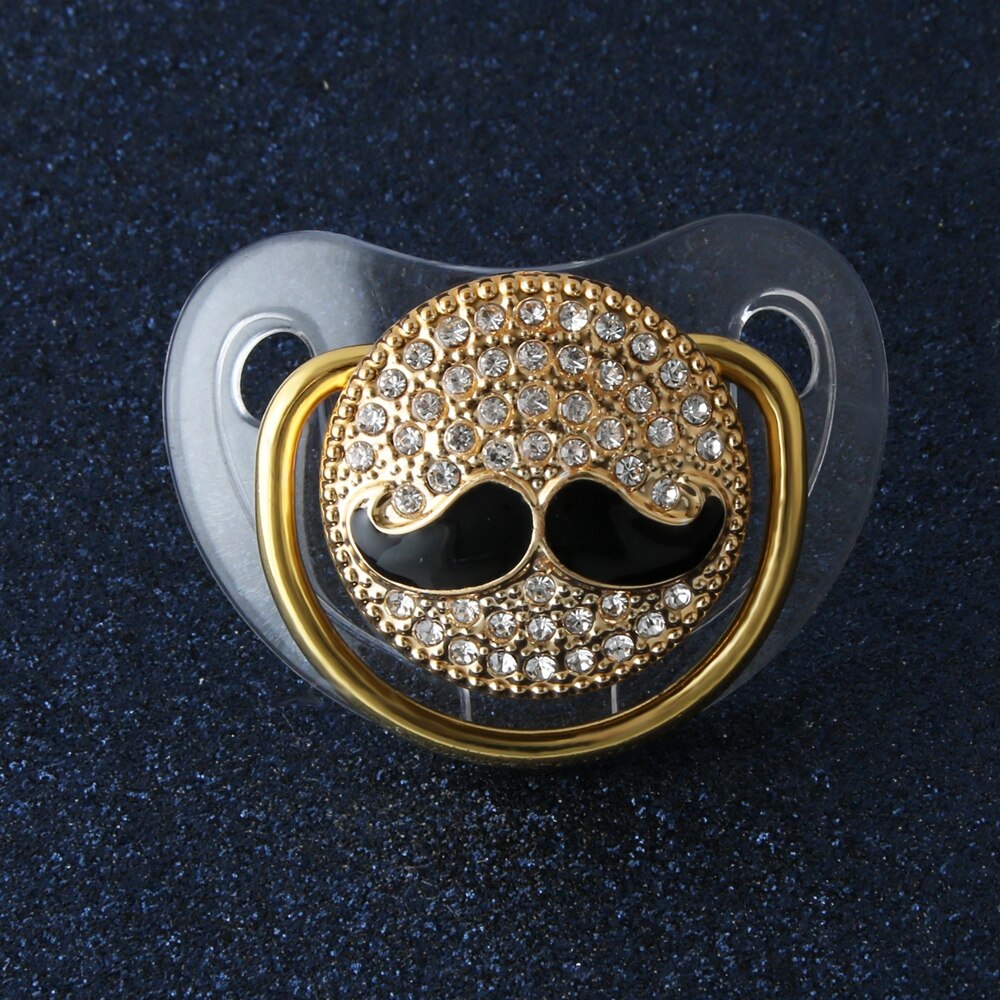 Snor Baby Grappige Leuke Siliconen Fopspeen Siliconen Grappige Baby Bijtringen Orthodontische Speen Baby Baby Halloween Kerstcadeau: Mustache