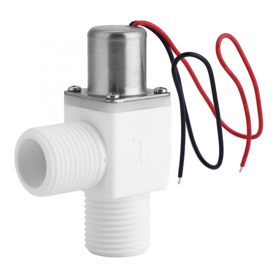 Válvula Solenoide de pulso eléctrico de plástico para Control de agua, 1/2 VDC,"