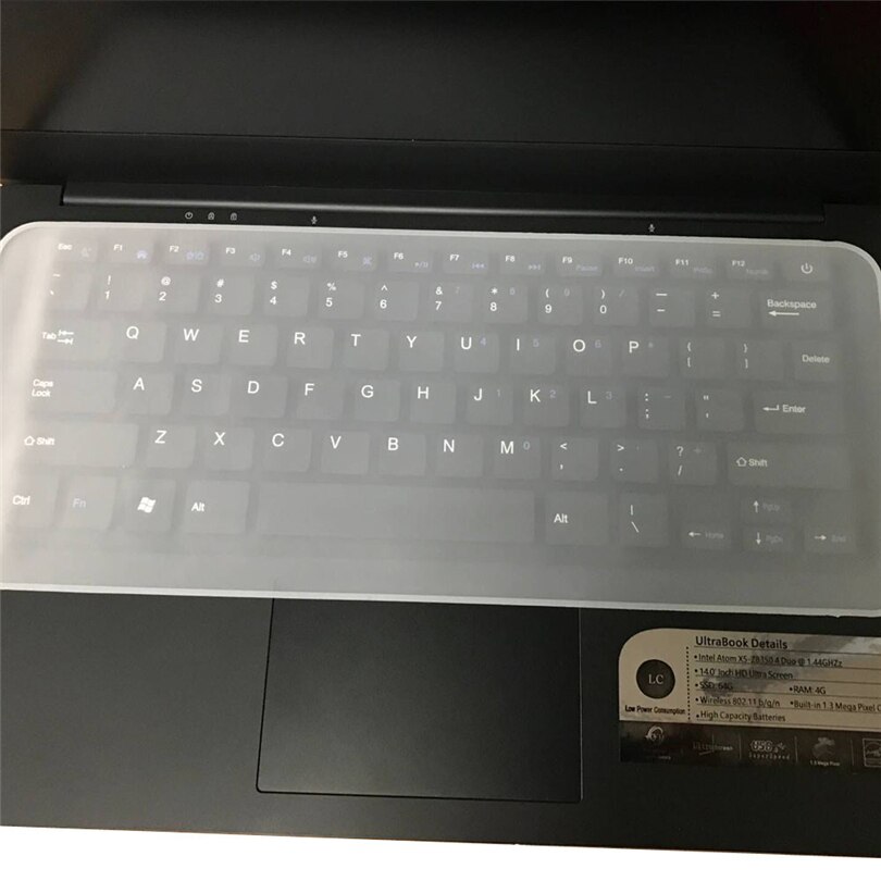 Universal Silicone Keyboard Protector Skin For Laptops Notebooks 13''-14.1'' avoid dust and prevent accidental water spill A30