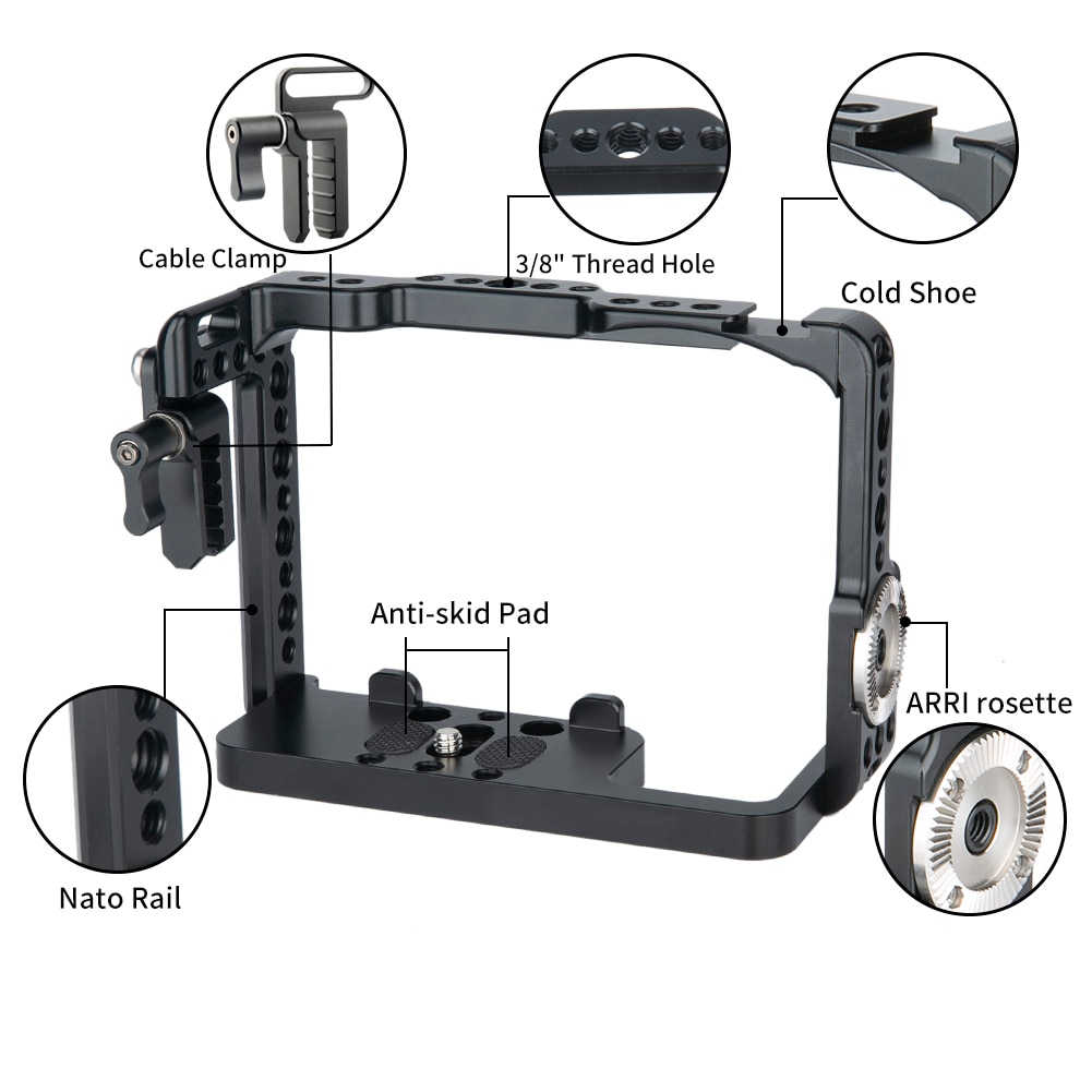 NICEYRIG DSLR Halter Kamera Käfig für Sony A7MIII a7m3 A7RIII a7r3 A7RII a7r2 A7SII a7s2 A7II A7S A7R A7 dslr rig Schiene Kamera Rig