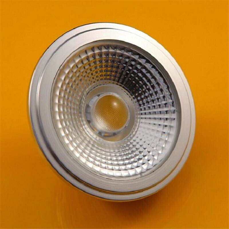 Bombilla LED superbrillante AR111, 15W, COB, AR111, QR111, G53, GU10, lámpara LED regulable, CA de 110V/220V/CC de 12V, 1 pieza
