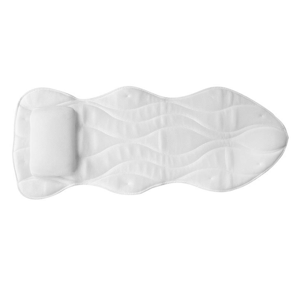 Full Body Bath Pillow Non-Slip Bath Bed Cushion Spa Bathtub Mattress For Head Neck Shoulder Support Non-slip Body Bath Mat