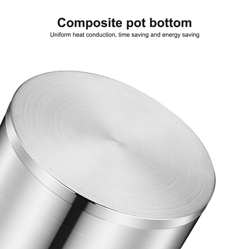 Niet-Magnetische Soeppan Rvs Dubbel Handvat Kookpot Samengestelde Bodem Non Stick Pan Europese Stijl Keuken kookgerei