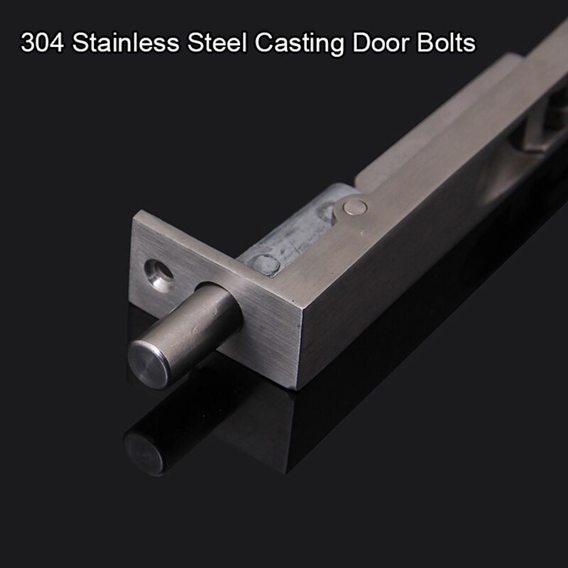 2PCS SUS304 Stainless Steel Security Door Bolts Lever Action Flush Latch Slide Concealed Double Door Bolts 6''=154mm Length