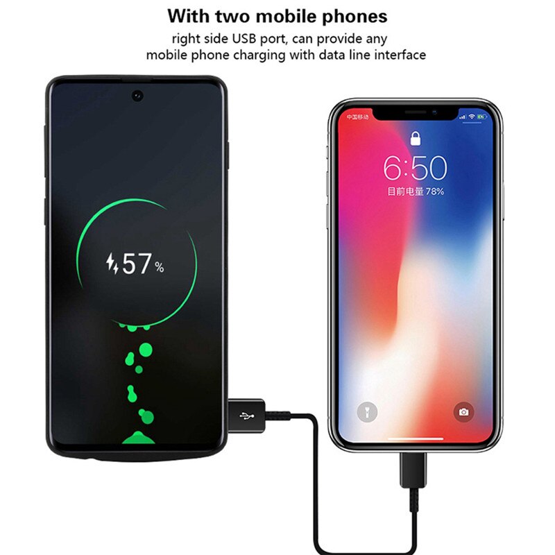 S20fe Battery Charger Case Voor Samsung Galaxy S20 Fe Draagbare Uitgebreide Opladen Case Voor Galaxy S20 Fe 4G/5G Usb Power Bank Case