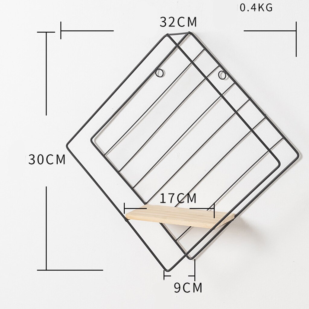 Modern Wall Shelves Shelf Rack Floating Mounted Storage Display Home Decoration
