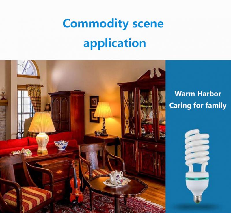 1PCS Lamp Light Bulbs E27 85W, E27 125W 220V Bulb Large Spiral Energy-saving Environmental Protection Radiation Bulb Home