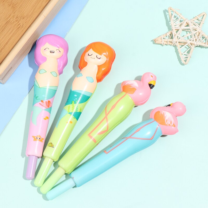 Slow Rebound Flamingo Stress Reliever Zachte Neutrale Pen Student Apparaat Flamingo Stress Reliever Pen