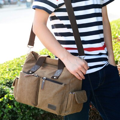 Laptop Messenger Bag - Mens Crossbody Shoulder Office Bag - Briefcase Macbook Satchel Bag