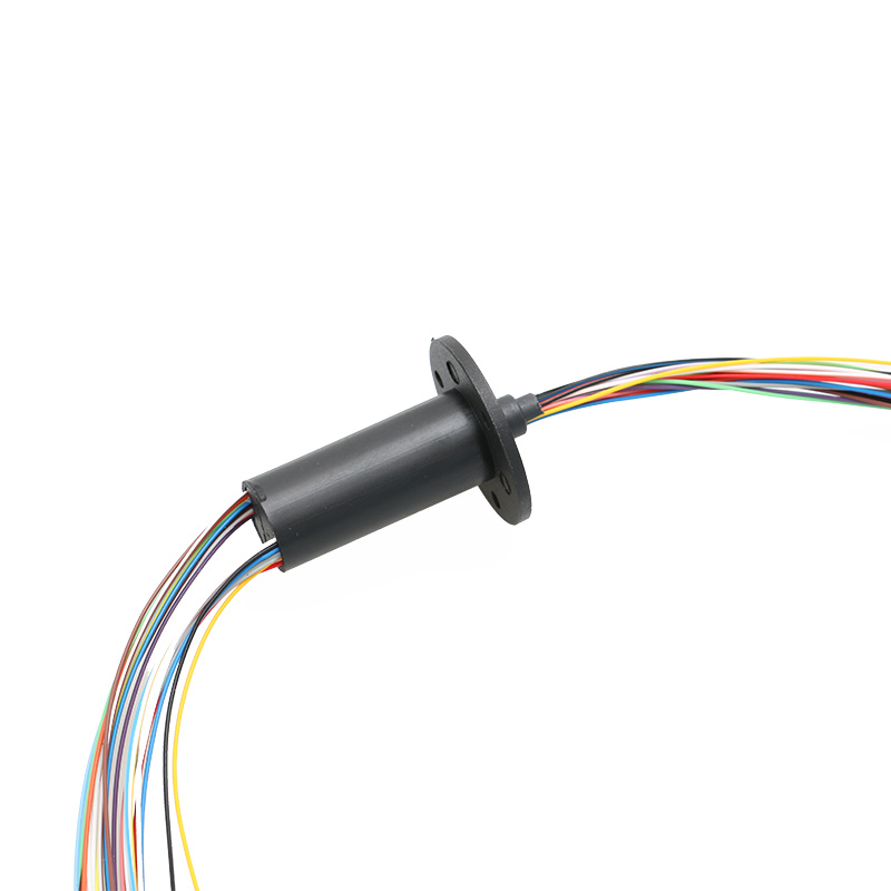 1PC 2/4/6/8/12/18/24/36 Channels Wires Capsule Slip Ring 1-2A Slipring 8.5/12.5/15.5/22mm Mini Rotary Conductiv Joint Connectors: Dia 15.5mm 24ch 2A