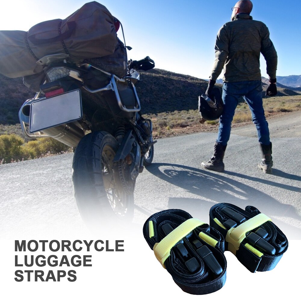 Motorcycle Rider Strap 2 Pcs Nylon Motorcycle Luggage Strap Quick Release... – Grandado