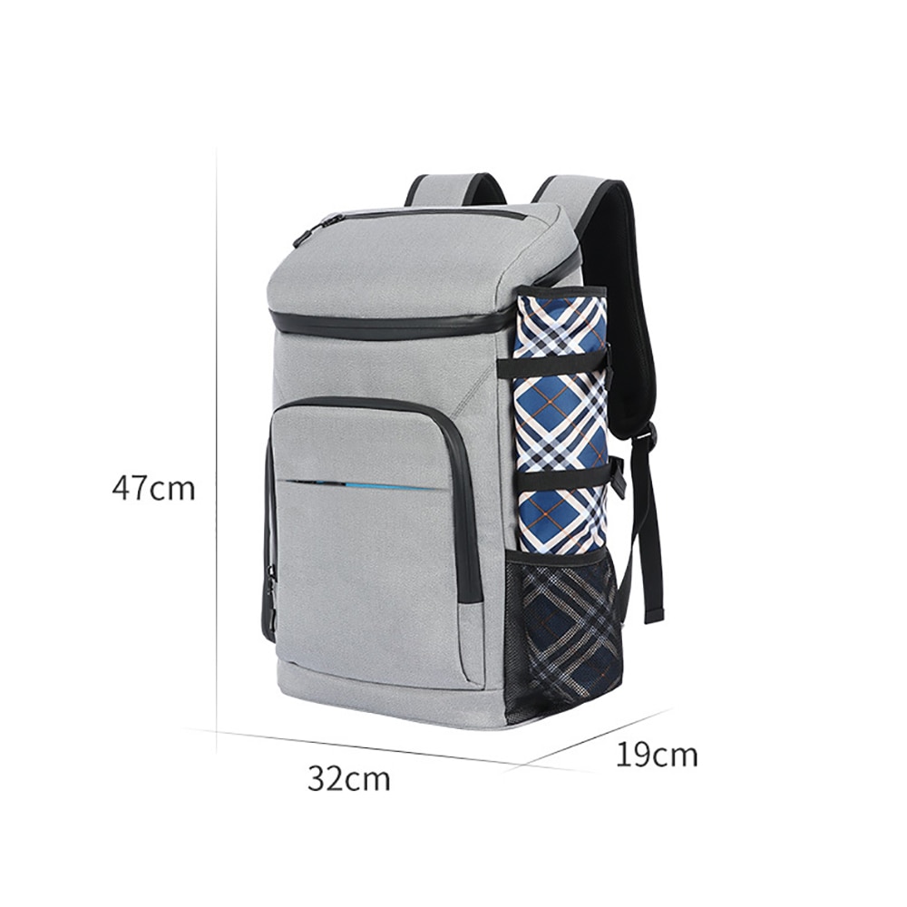 Saco fresco mochila 25 latas isolado mochila grande capacidade leve à prova dlightweight água sacos de refrigerador para acampamento almoço piquenique daypack