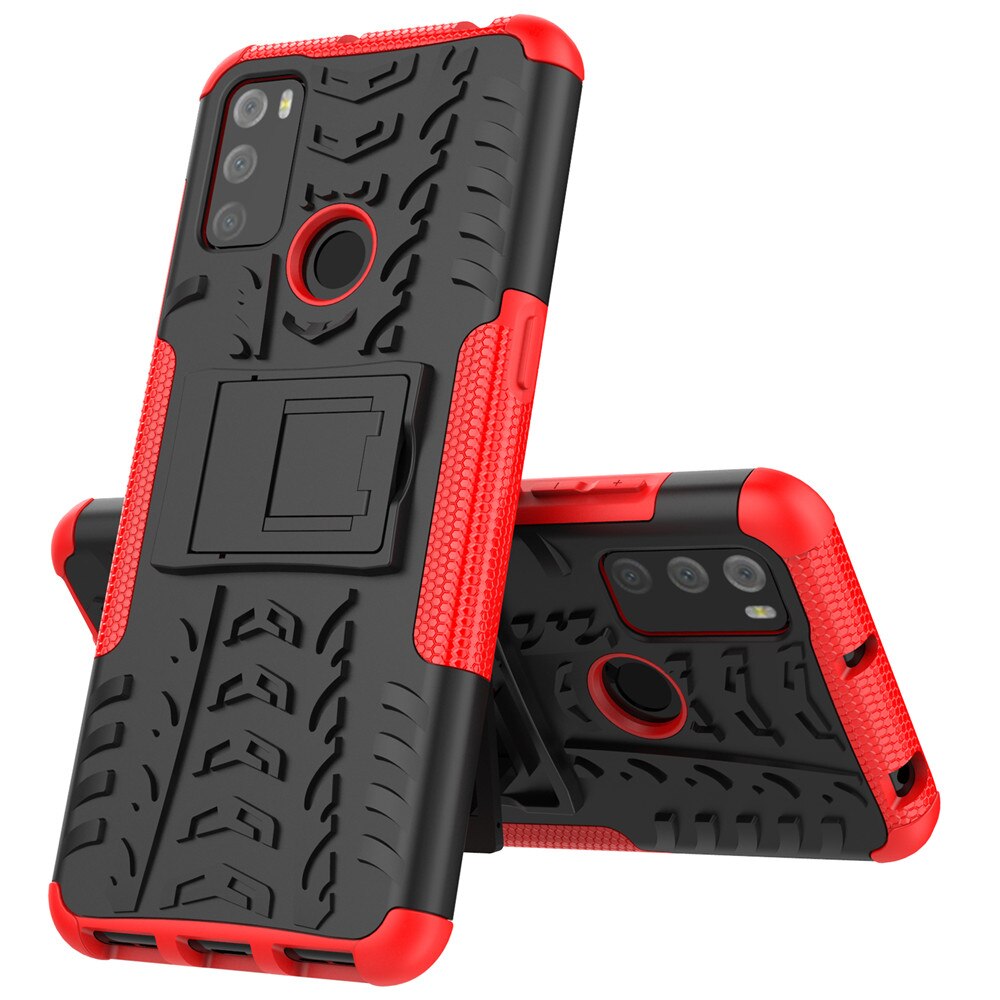 For Alcatel 1S 3L Case Luxury PC + TPU Back Cover Stand Armor ShockProof Case For Alcatel 1 S 3 L Phone Cases