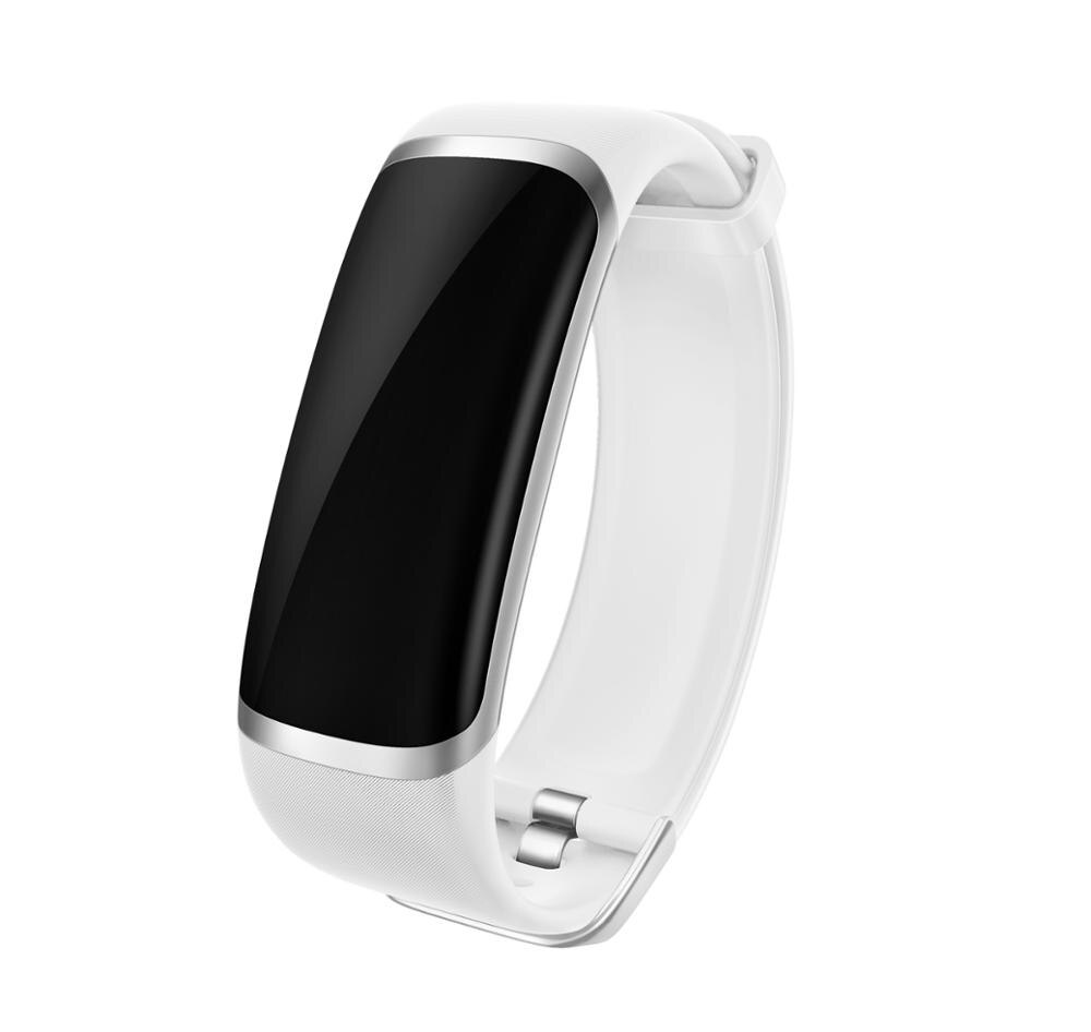 Sport fitness tracker  m4 smart pulsmätare armband kalorier vattentät smart bandklocka för ios android: Vit