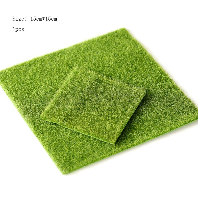 Mayitr-alfombra de paja artificial para césped verde, césped artificial, musgo para jardín familiar, decoración de hogar y boda, barato: 1