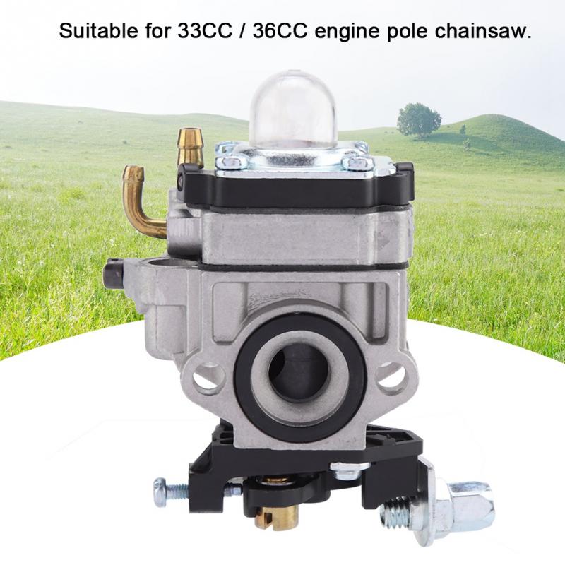 Carburetor Carb for 33CC 36CC Engine Pole Chainsaw Hedge Trimmer Replacement Lawn Mower Parts