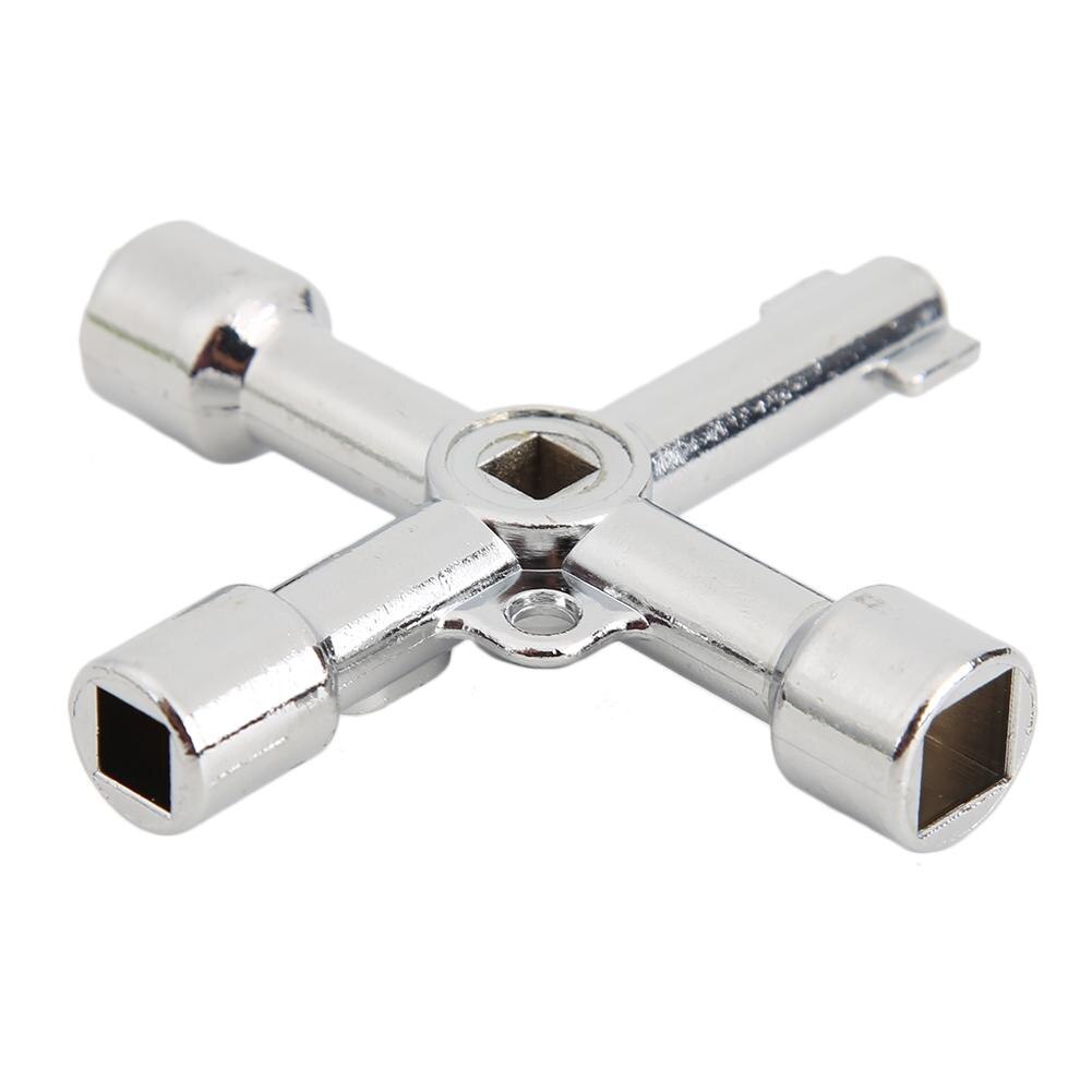 multi-function electric control cabinet triangular key wrench elevator water meter valve square hole key hand tools