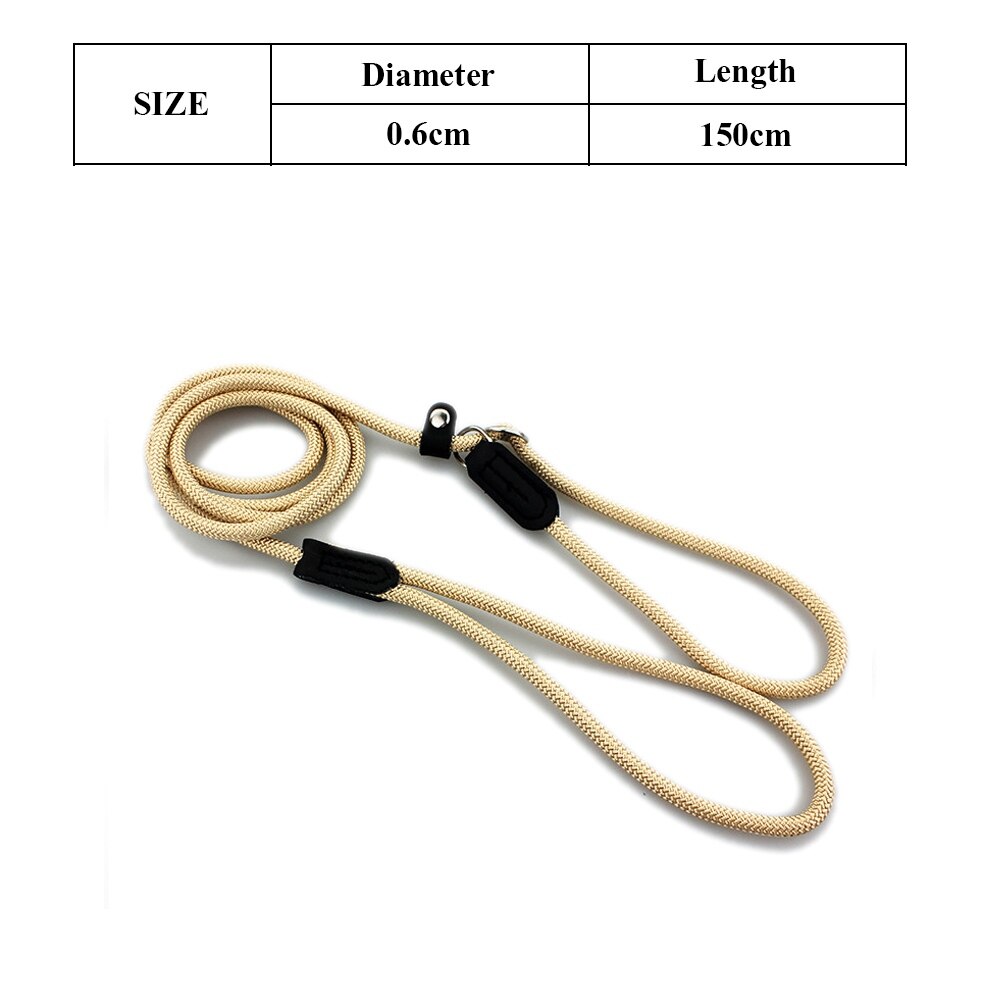 Haustier Hund Leine Seil Für Kleine Mittel groß Hund Katze Blei Welpe Leine Chihuahua dauerhaft Haustier Leinen nutzbar machen Hund-kragen Haustier Produkte: Beige s-ys0015