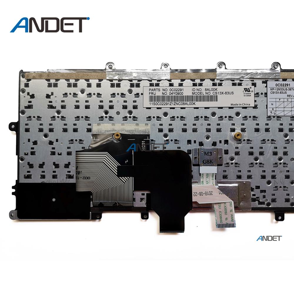 Original for Lenovo ThinkPad X230S X240 X240S X250 X260 X270 US English Keyboard Non Backlit 04Y0900 04Y0938 0C02291
