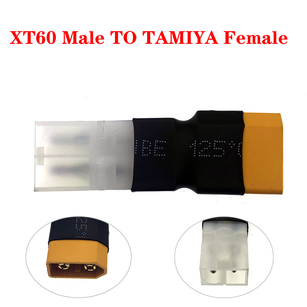 Tamiya L6.2 Adapter Mannelijk Vrouwelijk Naar Xt60/Xt Plug Batterij Conversie Connector Accessoires Onderdelen Voor Rc Vliegtuigauto 'S Helikopter: WHITE