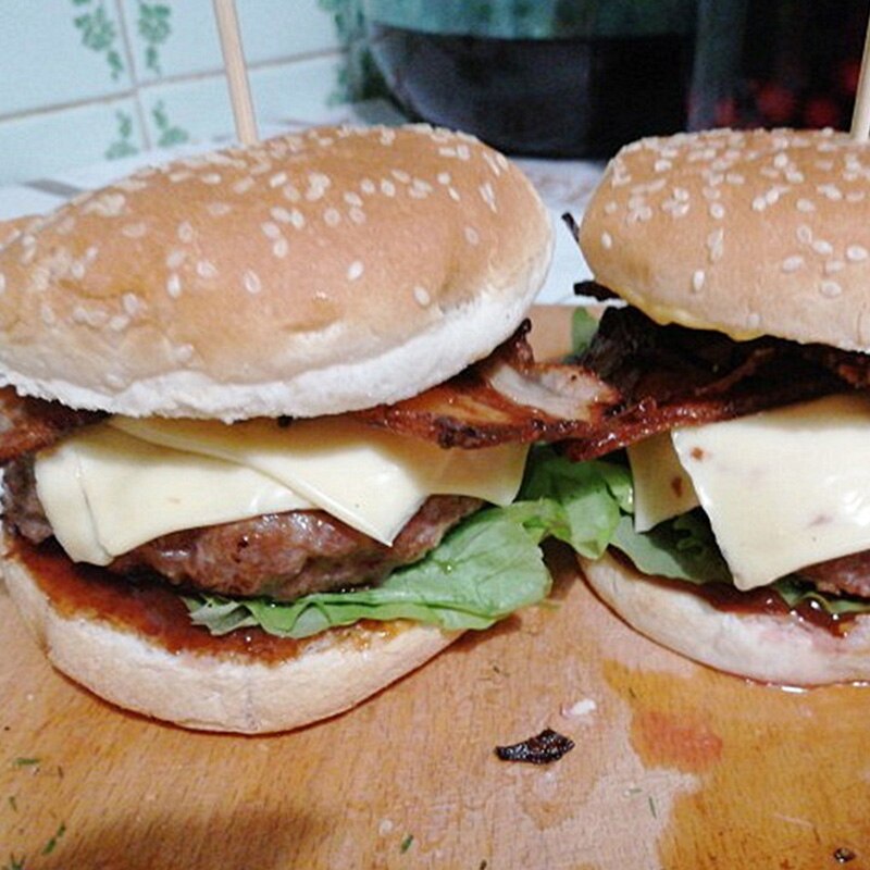 1 set rund form hamburgerpress plast hamburgare kött nötkött grill livsmedelsklassad pressbiffmaskin formform kökstillbehör