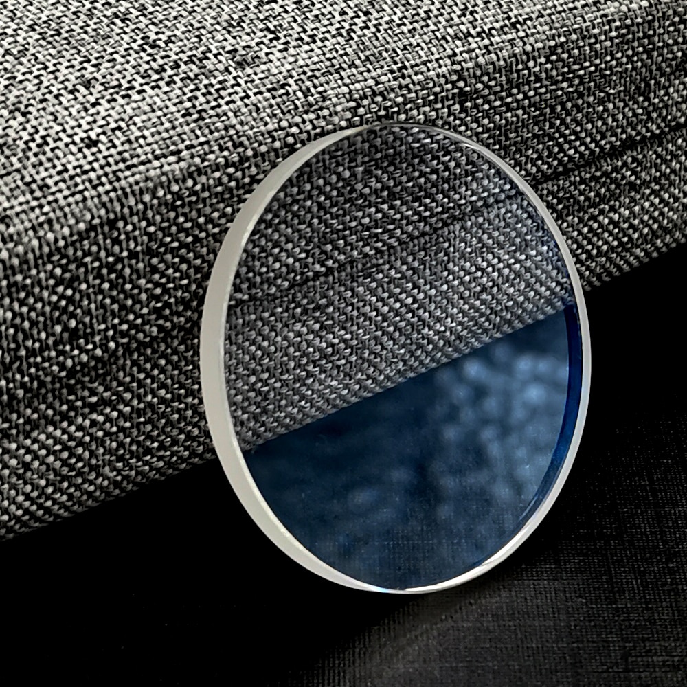 Safir ur glas udskiftning del 32.7mm x 2.7mm safir ur glas til casio mdv -106: Blå-ar-belagt