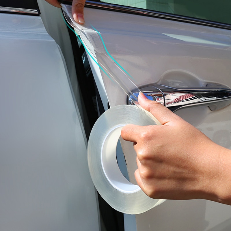 Auto sticker auto deur dorpel beschermer multifunctionele nano sticker tape auto bumper strip volledige auto carrosserie beschermfolie krasbestendig