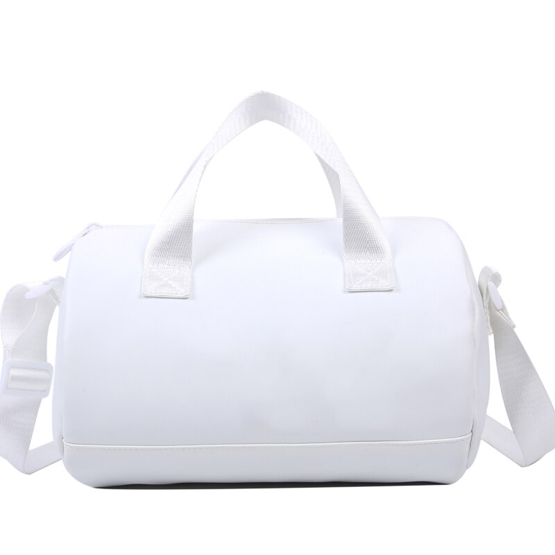 Topp mini pvc presenning duffle bag: Elfenben
