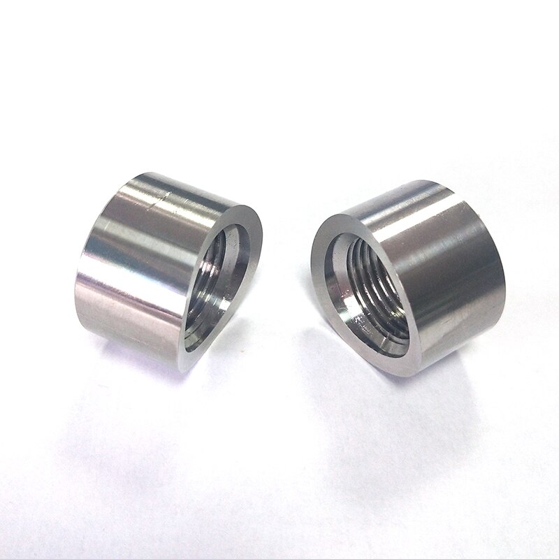 2pcs Notched 02 Oxygen Sensor Weld Bung Nut M18x1.5 Wideband
