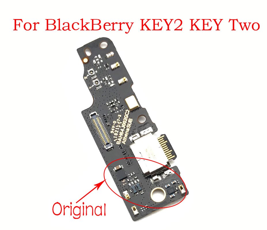 Charger Board Pcb Flex Voor Blackberry DTEK50 Dtek60 / KEY2 / Q20 / Z3 Usb-poort Connector Dock Opladen Lint kabel: KEY2