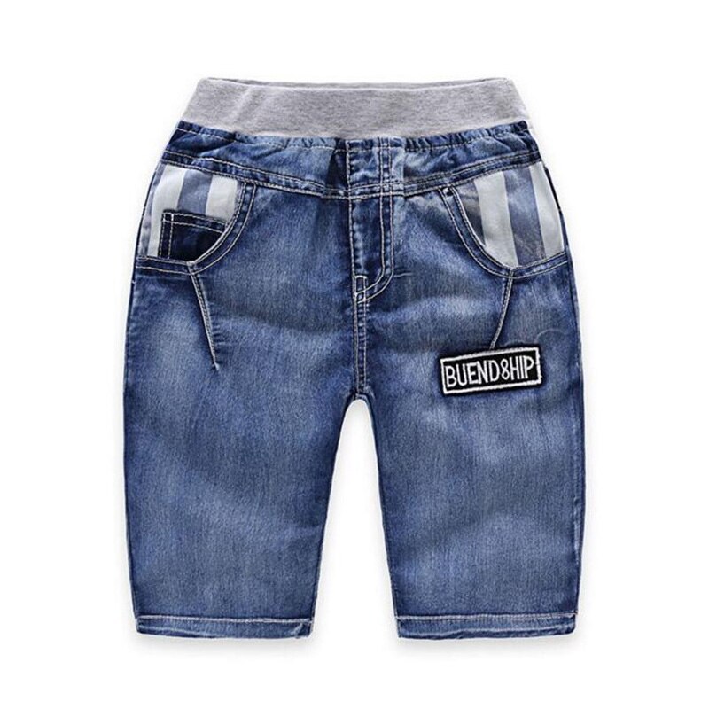 De fersken baby drenge shorts bukser børn jeans bukser sommer stil bomuld afslappet børnetøj drenge denim femte bukser: 8
