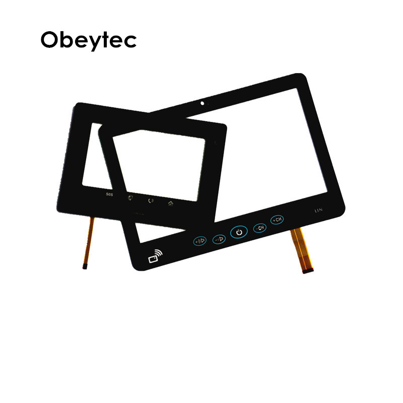 Obeytec 7inch Touch Panel, Resistive touchscreen, Zero bezel, flat surface, 5 Wire resistive touch screen, TS070A5KC01