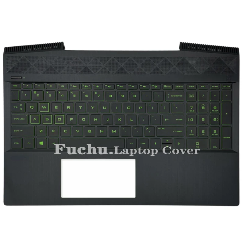 Nouvelle couverture arrière LCD pour HP Pavilion 15-CX TPN-C133 ordinateur portable avant lunette/charnières/repose-l'hypothèse majuscule/boîtier astronomique L20314-001 vert
