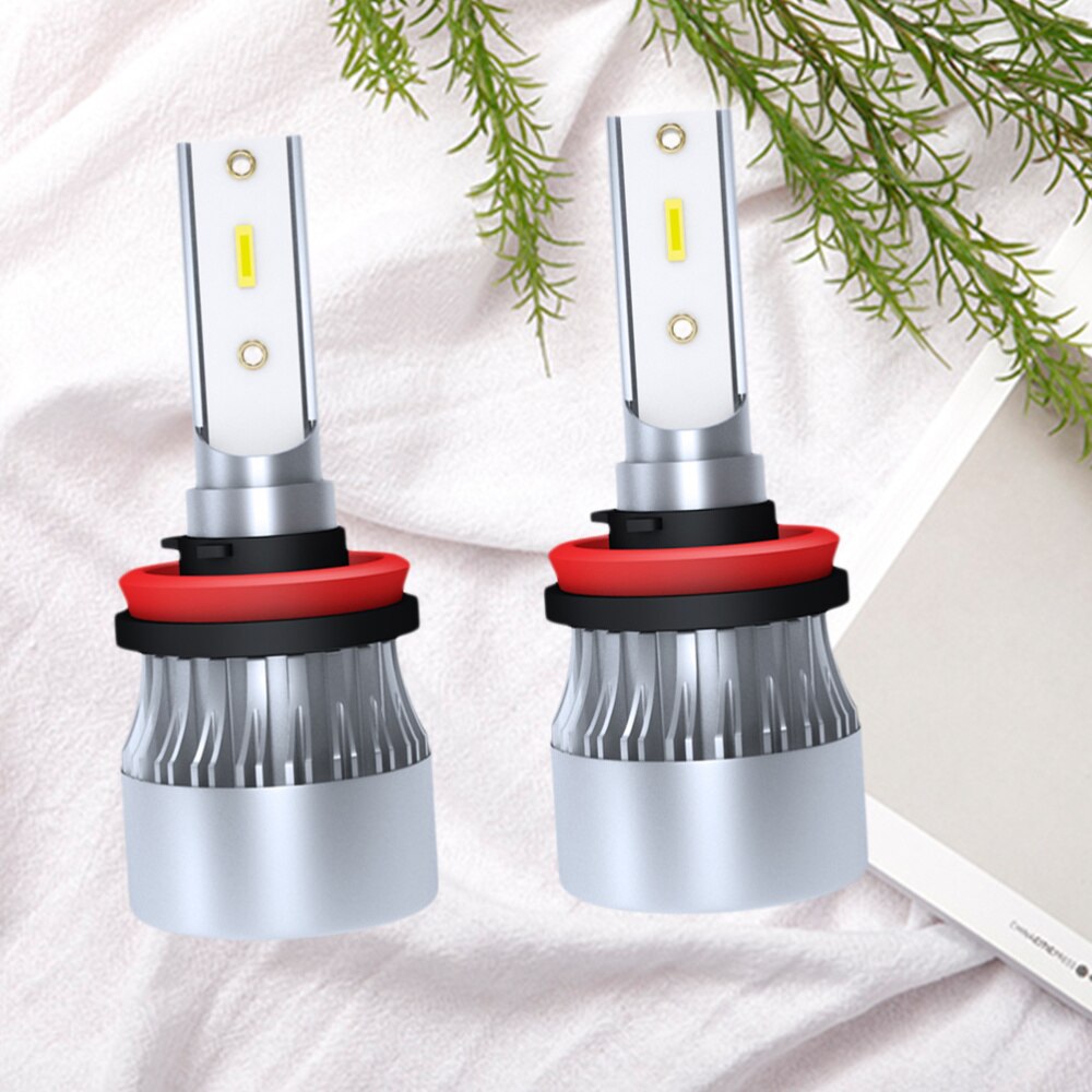 1 Paar Utility H1 Led Koplamp Lamp 60W 9-36V 6000LM Led Dimlicht geïntegreerde Mistlamp: As Shown 3