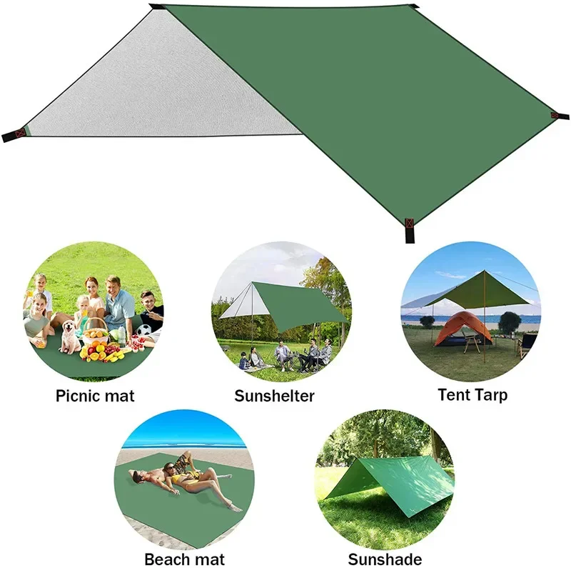 Camping Hangmatten En Accessoires, Waaronder Hangmat Met Mesh Regenvlieg Zeildoek Boomriemen Voor Buitengebruik Wandelen Backpacking Reizen