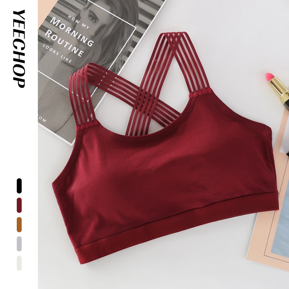 Yeechop Women Gym Racerback Breathable Fit Sports Bra Dries Quickly High Stretchy Workout Fitness Seamless Sports Top