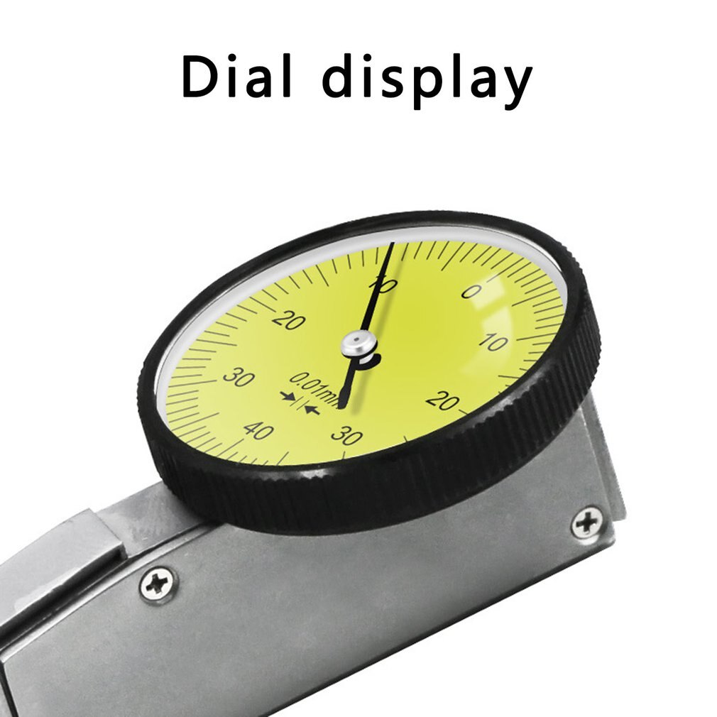 Genaue Dials Gauge Test Anzeige Präzision Metric Mit Schwalbenschwanz Schienen Montieren 0-0,8 MM 0,01mm Mess Instrument Werkzeug