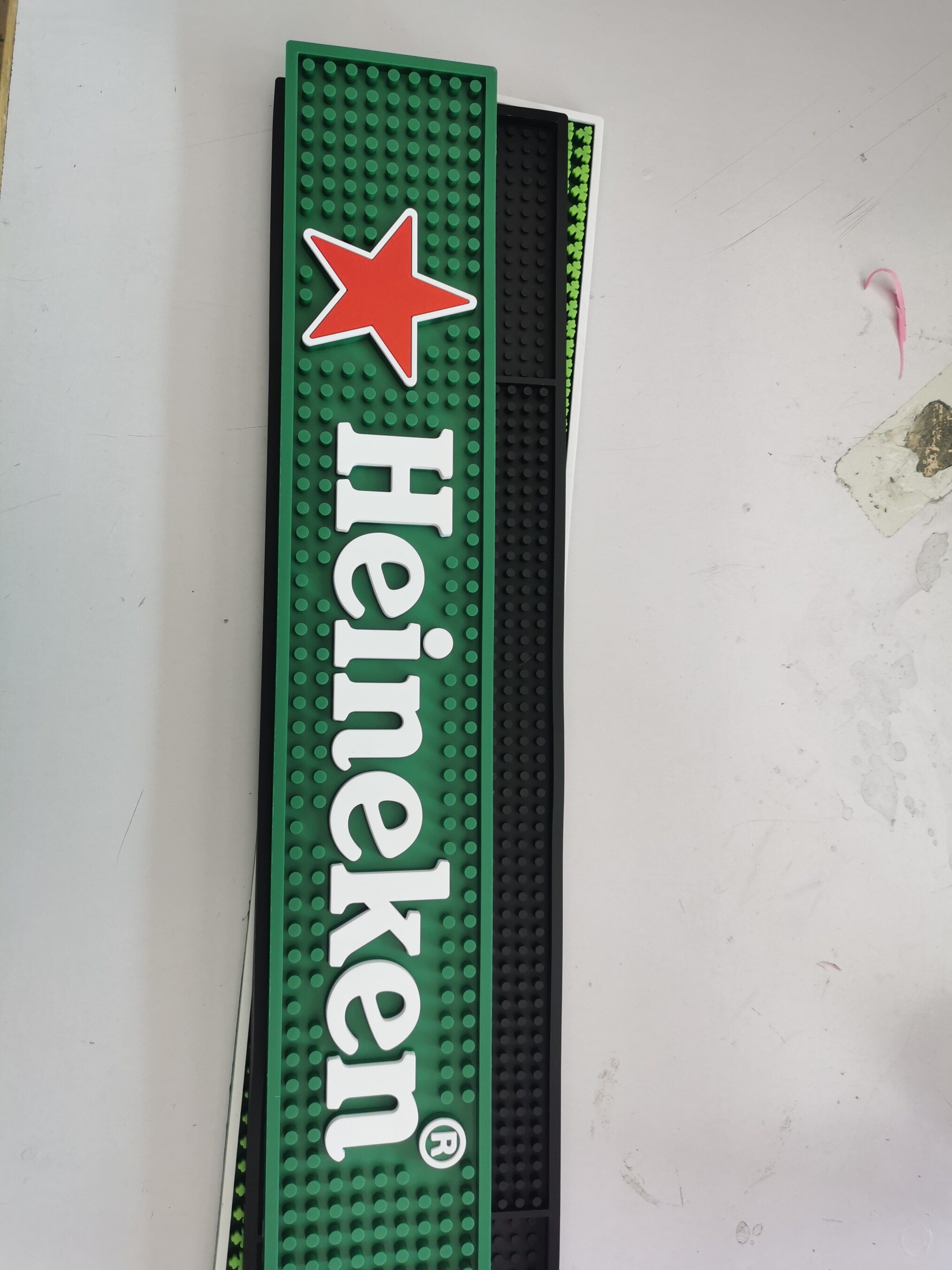 Plast barmåtte gummi isoleringspude pvc bløde barmåtter borddug bordskånere silikone bordmåtte blød gummi bar forsyninger
