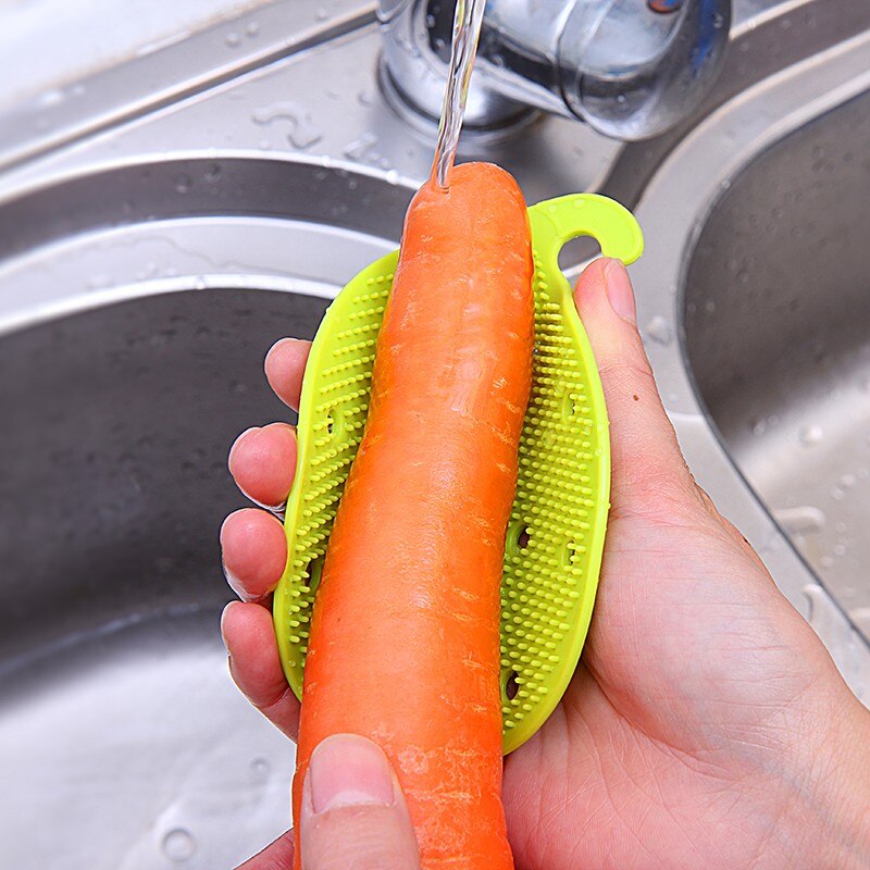 1Pcs Multi-functional Fruit Vegetable Tools Easy Cleaning Brush For Potato Kitchen Home Gadgets